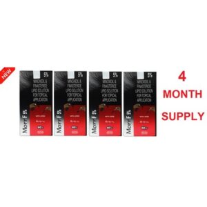 4 Month Supply - Morr F 5% Hair Growth Solution – 60ml